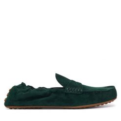 Mokasyny LAUREN RALPH LAUREN. Zielone mokasyny Lauren Ralph Lauren, bez wzorów. Za 729.99 zł.