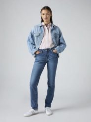 Levi's Dżinsy "712" - Slim fit - w kolorze niebieskim rozmiar: W30/L32. Niebieskie jeansy Levi's, l, z aplikacjami, klasyczne. Za 221.67 zł.