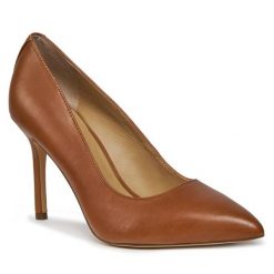Szpilki LAUREN RALPH LAUREN. Brązowe szpilki Lauren Ralph Lauren, bez wzorów, bez obcasa, na szpilce, bez zapięcia. Za 539.99 zł.
