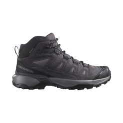 Obuwie Turystyka piesza Kobiety X ULTRA 360 LEATHER MID GORE-TEX. Fioletowe buty trekkingowe Salomon, bez wzorów, z gore-texu, bez zapięcia, trekkingowe, gore-tex. Za 709.00 zł.
