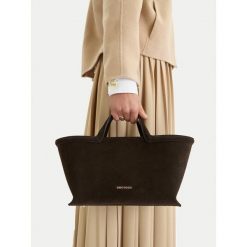 Torebka GINO ROSSI. Brązowe torebki klasyczne Gino Rossi, bez wzorów, klasyczne, bez dodatków. Za 399.99 zł.