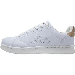 Buty do chodzenia damskie Kappa Limit. Białe buty treningowe Kappa, bez wzorów, z gumy, bez zapięcia, trekkingowe. Za 134.15 zł.