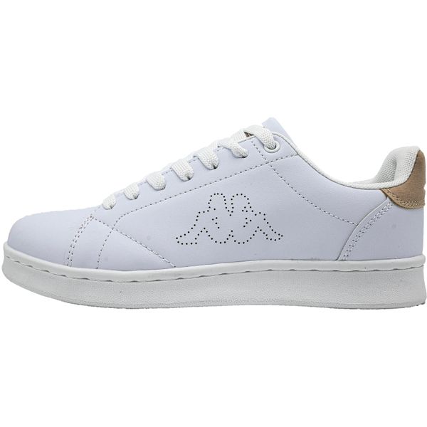 Buty do chodzenia damskie Kappa Limit. Białe buty treningowe Kappa, bez wzorów, z gumy, bez zapięcia, trekkingowe. Za 134.15 zł.