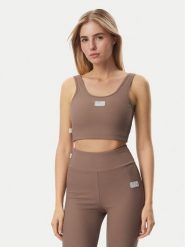 EA7 Emporio Armani Biustonosz sportowy 7W001337 AF15721 U6041 Brązowy jasny. Brązowe biustonosze sportowe EA7 Emporio Armani, bez wzorów, z syntetyku. Za 334.99 zł.