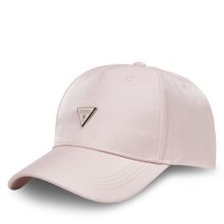 Czapka z daszkiem Guess. Czerwone czapki z daszkiem Guess, z aplikacjami. Za 159.99 zł.