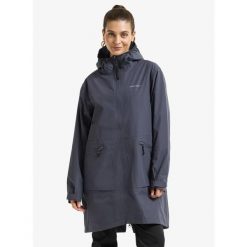 Parka przeciwdeszczowa damska Didriksons Eliana Parka. Niebieskie kurtki przeciwdeszczowe Didriksons, bez wzorów, bez kaptura. Za 923.99 zł.