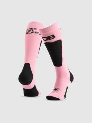 4F Skarpety snowboardowe damskie - różowe 39-42. Czerwone skarpetki 4f, bez wzorów, prążkowane, narciarskie. Za 69.99 zł.