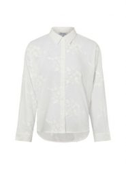 More & More Damska bluzka koszulowa Kobiety biały jednolity, 36. Białe bluzki More & More, bez wzorów, z bawełny, bez kołnierzyka, bez ramiączek. Za 479.95 zł.