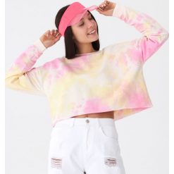 Krótka bluza tie-dye - Wielobarwny. Bluzy marki House. Za 59.99 zł.