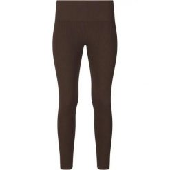 Damskie legginsy Athlecia Cozi. Brązowe legginsy Athlecia, bez wzorów, z materiału, eleganckie. Za 136.00 zł.