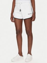 KARL LAGERFELD Szorty sportowe A2W10095 Biały Regular Fit. Białe szorty sportowe KARL LAGERFELD, bez wzorów, z bawełny. Za 249.99 zł.