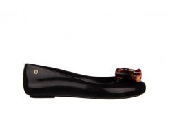 Baleriny Melissa Sweet Love III AD Black Tortoise 010353, Czarny, Guma. Czarne baleriny Melissa, bez wzorów, z gumy, bez obcasa, bez zapięcia. W wyprzedaży za 199.00 zł.