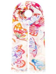 Zwillingsherz Szal w kolorze fioletowo-różowym - 180 x 88 cm rozmiar: onesize. Różowe szaliki i kominy Zwillingsherz, bez wzorów, z materiału. Za 60.95 zł.