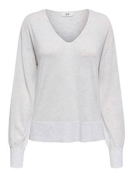 JDY Sweter w kolorze białym rozmiar: L. Białe swetry JDY, l, bez wzorów, ze splotem, bez ramiączek. Za 41.39 zł.