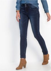 Dżinsy ze stretchem shape SLIM. Niebieskie jeansy bonprix, bez wzorów, z jeansu. Za 149.99 zł.