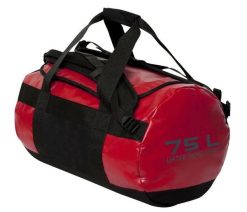 Clique 2-in-1 bag 75L – torba sportowa i plecak w jednym – red. Czerwone torby sportowe CLIQUE, bez wzorów, z materiału. Za 330.93 zł.