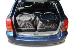 Torby Do Bagażnika Toyota Avensis Wagon 2002-2009 5Szt Kjust. Czarne torby podróżne KJUST, bez wzorów, z kauczuku. Za 1,540.00 zł.