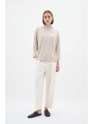 InWear Sweter w kolorze beżowym rozmiar: XL. Brązowe swetry InWear, xl, bez wzorów, ze splotem, bez ramiączek. Za 105.14 zł.