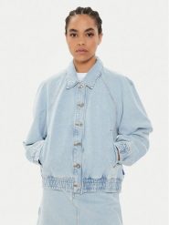 Hugo Kurtka jeansowa Gebari_B 50515762 Niebieski Relaxed Fit. Niebieskie kurtki Hugo, xl, bez wzorów, z bawełny, bez kaptura. Za 549.99 zł.