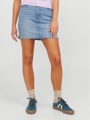 JJXX Spódnica jeansowa Aura 12248571 Niebieski Slim Fit. Niebieskie spódnice JJXX, s, bez wzorów, z bawełny. Za 99.99 zł.
