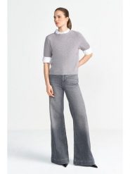 Rich & Royal Dżinsy - Flared fit - w kolorze szarym rozmiar: W30/L34. Szare jeansy Rich & Royal, l, bez wzorów, klasyczne. Za 301.95 zł.