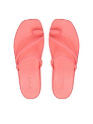 Crocs Japonki Miami Toe Loop Sandal 209862 Różowy. Czerwone japonki Crocs, bez wzorów, z tworzywa sztucznego. Za 179.99 zł.