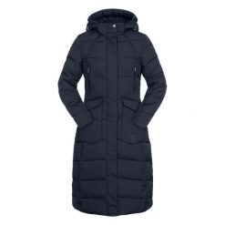 Damski płaszcz jeździecki ELT Saphira Advanced thermique. Niebieskie płaszcze ELT, l, z aplikacjami, z materiału, eleganckie, bez kaptura. Za 813.30 zł.