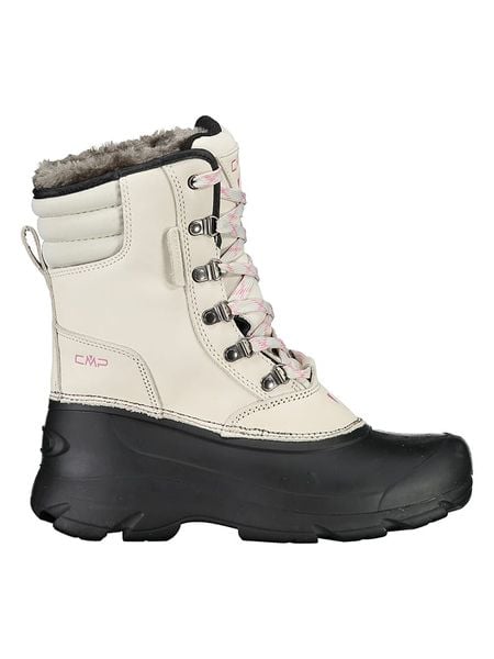 CMP Kozaki zimowe "Kinos" w kolorze kremowym rozmiar: 39. Brązowe kozaki CMP, na zimę, bez wzorów, z materiału, eleganckie, bez obcasa, bez zapięcia. Za 198.10 zł.