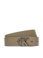 Calvin Klein Jeans Pasek Damski Mono Pl Rev Lthr Belt K60K612288 Brązowy. Brązowe paski Calvin Klein Jeans, bez wzorów, z jeansu. Za 219.99 zł.