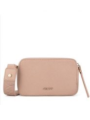 JENNY Torebka JNY-M-003-07 Beżowy. Brązowe listonoszki Jenny, bez wzorów, z tworzywa sztucznego, bez dodatków. Za 109.99 zł.
