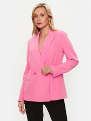 Liu Jo Marynarka WA3433 T7896 Różowy Regular Fit. Czerwone marynarki i żakiety Liu Jo, bez wzorów, z syntetyku, bez ramiączek. Za 739.99 zł.