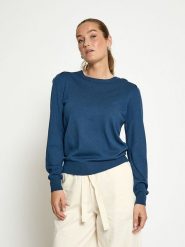 Peppercorn Sweter w kolorze niebieskim rozmiar: S. Niebieskie swetry Peppercorn, s, bez wzorów, bez ramiączek. Za 164.95 zł.
