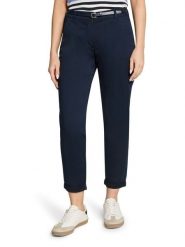 Betty Barclay Spodnie chino w kolorze granatowym rozmiar: 36. Niebieskie chinosy Betty Barclay, bez wzorów, ze skóry. Za 149.95 zł.