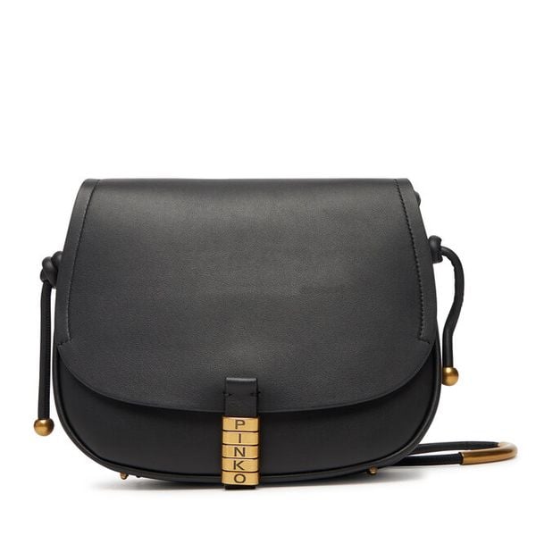 Torebka PINKO. Czarne listonoszki Pinko, bez wzorów, bez dodatków. Za 1,829.00 zł.