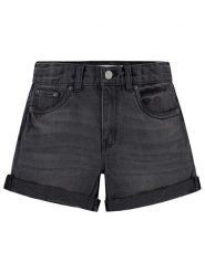 Levi's Kids Szorty dżinsowe w kolorze czarnym rozmiar: 158. Czarne szorty Levi's Kids, z aplikacjami, z bawełny, klasyczne. Za 110.29 zł.