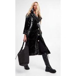 Płaszcz ARMANI EXCHANGE. Czarne płaszcze Armani Exchange, s, bez wzorów, bez kaptura. Za 1,459.00 zł.