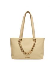 LOVE MOSCHINO Torebka JC4153PP1OL1712A Beżowy. Brązowe shopper bag Love Moschino, bez wzorów, ze skóry, bez dodatków. Za 1,399.00 zł.