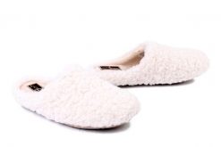 MANITU 320290-81 offwhite, kapcie damskie. Brązowe kapcie Manitu, bez wzorów. Za 169.92 zł.