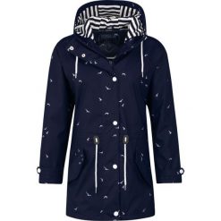 Płaszcz damski Pro-X Elements Marly. Niebieskie płaszcze PRO-X ELEMENTS, bez wzorów, z materiału, z kapturem. Za 488.50 zł.