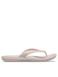 Crocs Japonki Crocband Flip 11033 Beżowy. Brązowe japonki Crocs, bez wzorów, z tworzywa sztucznego. Za 119.99 zł.