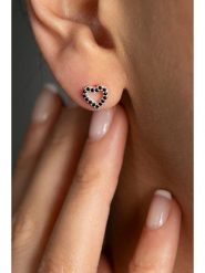 Lodie Silver Srebrne kolczyki-wkrętki z cyrkoniami rozmiar: onesize. Szare kolczyki Lodie Silver, z cyrkonią, srebrne. Za 43.95 zł.