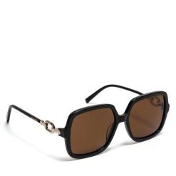 Okulary przeciwsłoneczne Nine West. Brązowe okulary przeciwsłoneczne Nine West, bez wzorów. Za 149.99 zł.