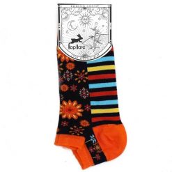 Stopki bambusowe Hop Hare - Kwiaty Mandali 36-40. Czarne skarpetki No brand, bez wzorów, z elastanu. Za 24.99 zł.