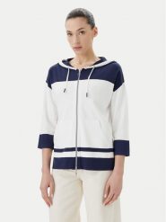 Olsen Bluza 11004584 Biały Regular Fit. Białe bluzy Olsen, bez wzorów, z syntetyku, bez kaptura. Za 439.99 zł.
