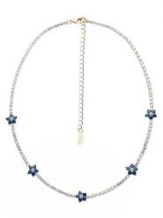 U.S. Polo Assn. Pozłacany naszyjnik z kryształami - dł. 34 cm rozmiar: onesize. Niebieskie naszyjniki U.S. Polo Assn., z materiału, z kryształem, metalowe. Za 236.05 zł.
