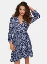 ONLY Sukienka codzienna Clemmentine 15320417 Niebieski Regular Fit. Niebieskie sukienki ONLY, na co dzień, xl, bez wzorów, z wiskozy, bez kołnierzyka, bez ramiączek, proste. Za 119.99 zł.