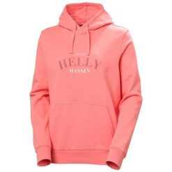 Bluza damska z kapturem Helly Hansen Cora Graphic. Czerwone bluzy z kapturem Helly Hansen, bez wzorów, z kapturem. Za 399.00 zł.