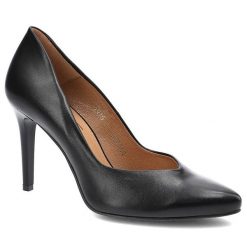 Czarne Czółenka Clasicco Damskie Eleganckie Buty. Czarne czółenka Clasicco, bez wzorów, z jeansu, biznesowe, bez obcasa, na obcasie, bez zapięcia. Za 314.99 zł.