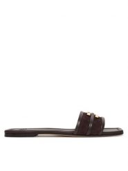 Elisabetta Franchi Klapki SA72L61E2 Brązowy. Brązowe klapki Elisabetta Franchi, bez wzorów, ze skóry, bez obcasa, bez zapięcia. Za 2,179.00 zł.