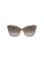 Jimmy Choo Damskie okulary przeciwsłoneczne w kolorze fiołkowym rozmiar: 56. Różowe okulary przeciwsłoneczne Jimmy Choo, bez wzorów, z tworzywa sztucznego, metalowe. Za 424.95 zł.